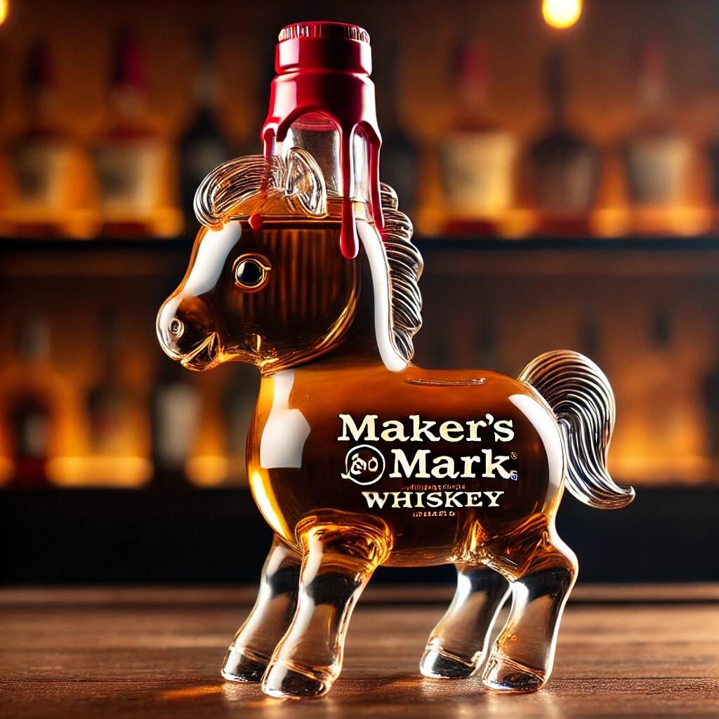Pony Whiskey Bottle