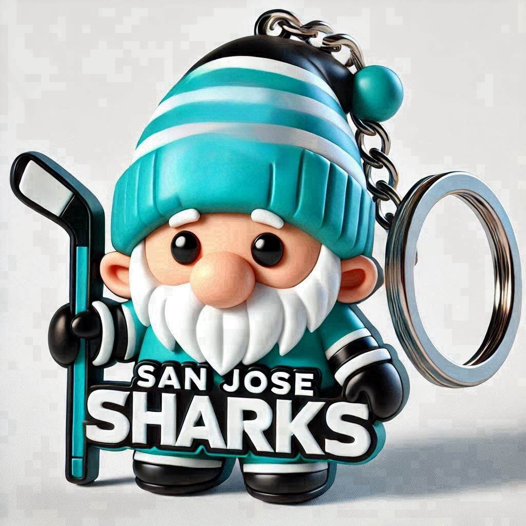 Hockey Gnome Keychain