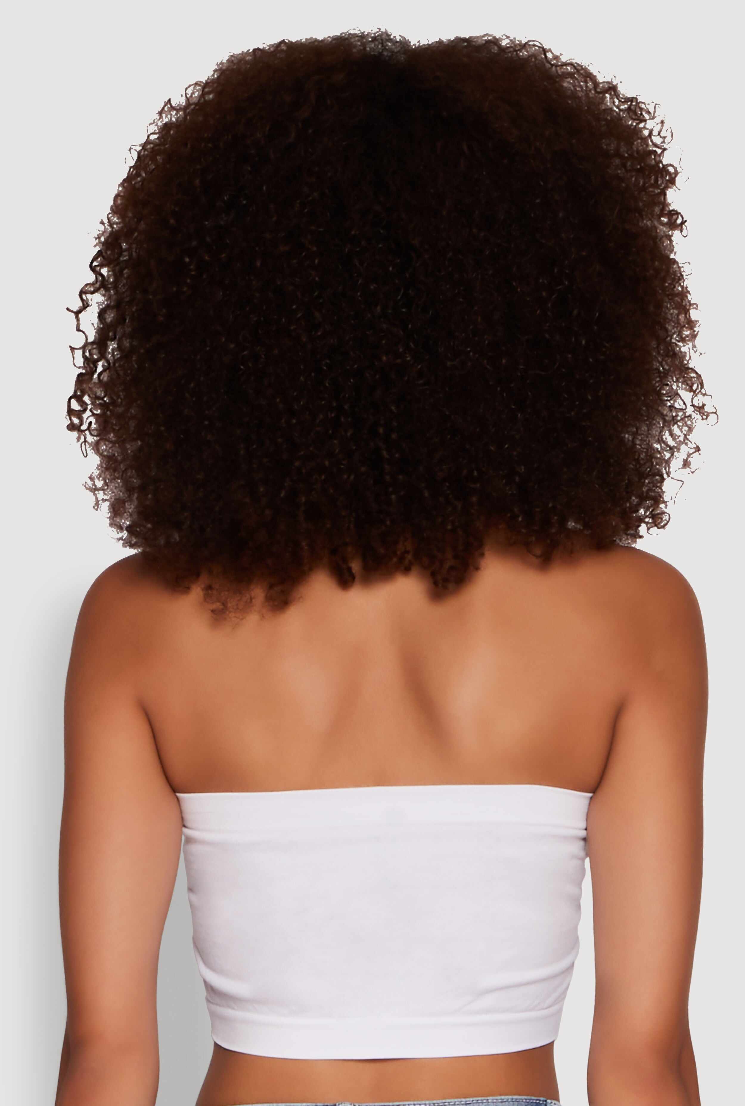 Trendy Seamless Ruched Front Bandeau