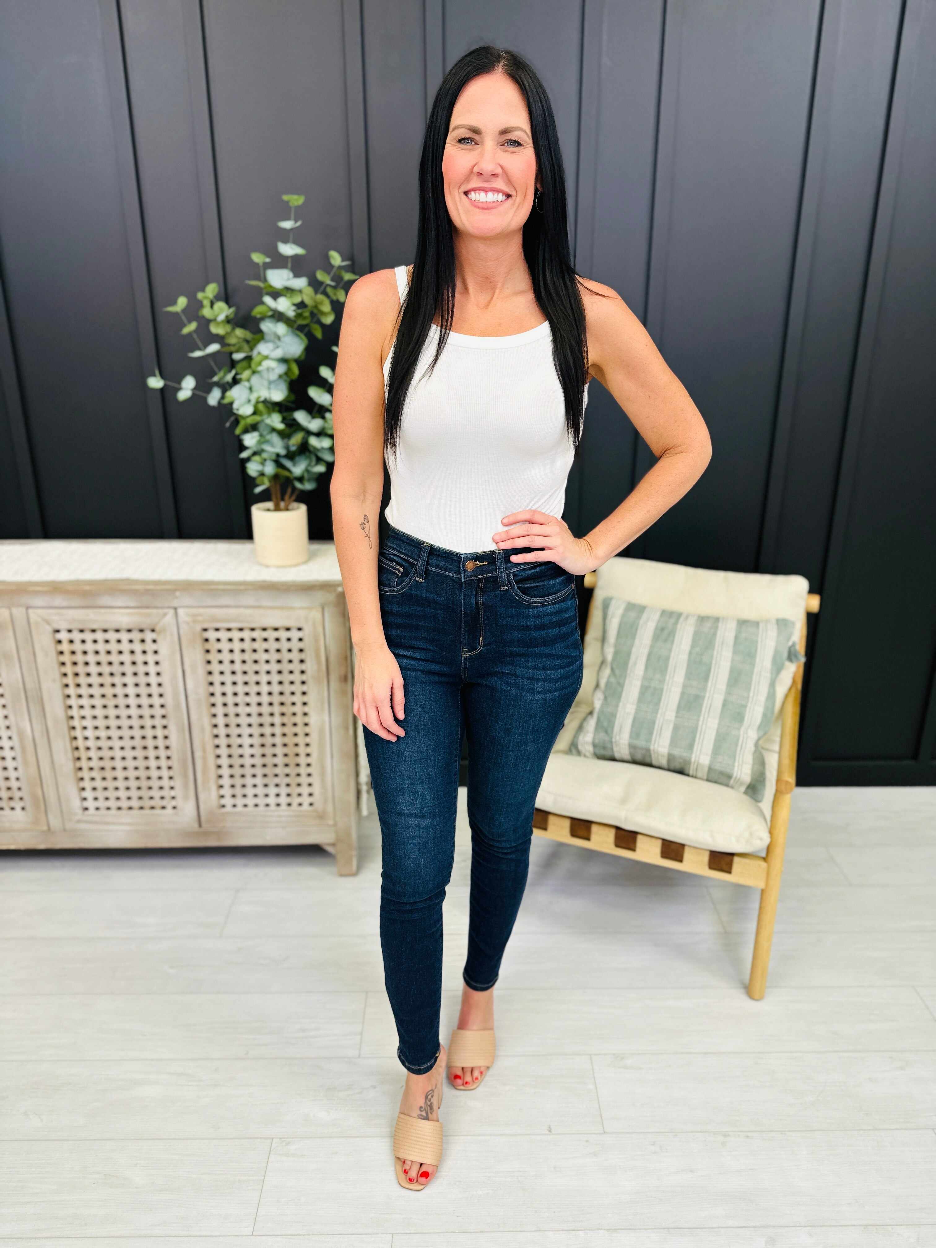 Restock! BEST SELLER! PLUS/REG The Holy Grail of Nondistressed Skinny Jeans