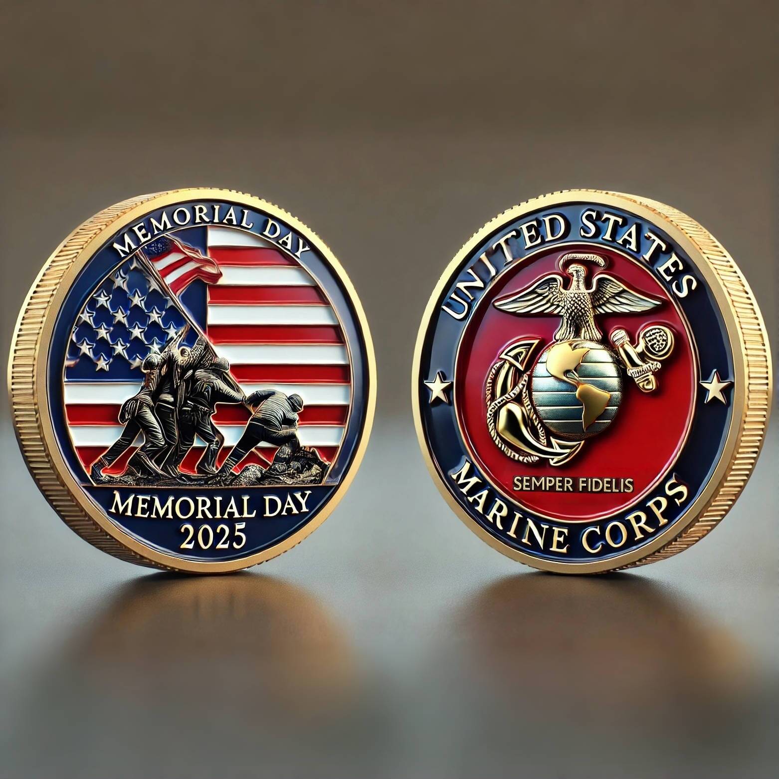 2025 USMC Memorial Day Commemorative Coin