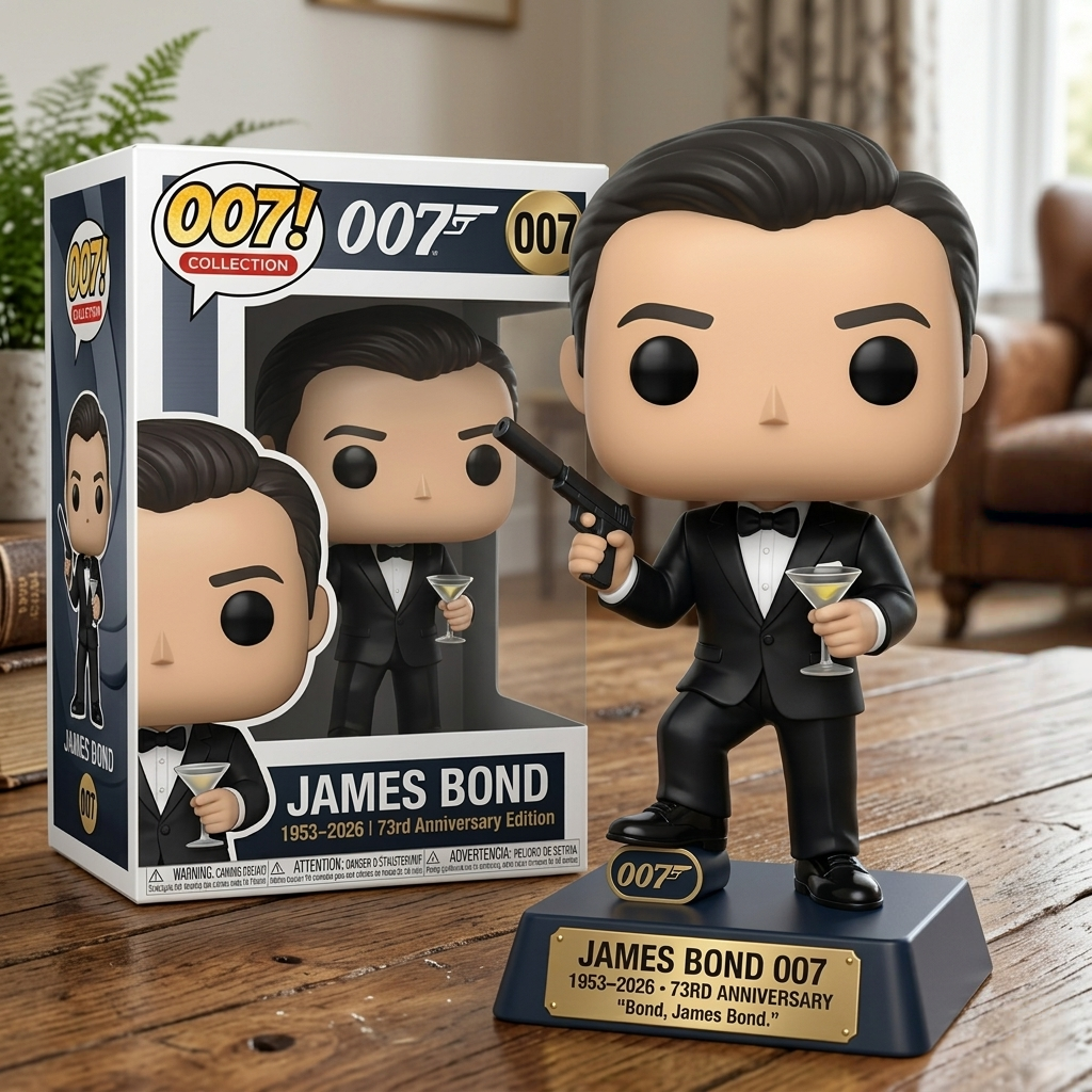 James Bond 007 73 Years Collectible Pop Figure