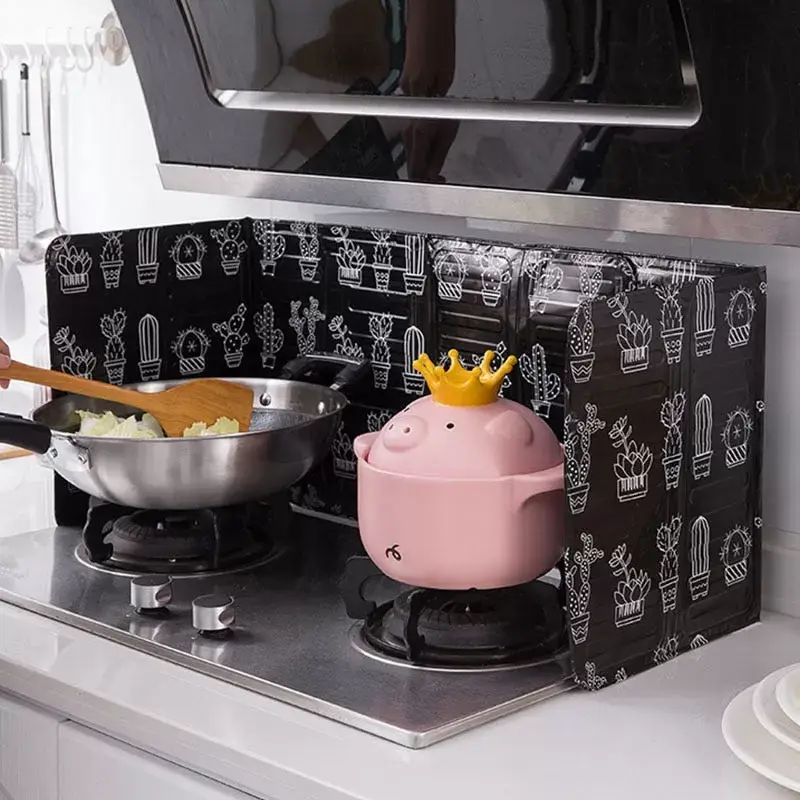 Aluminum Foldable Kitchen Gas Stove Baffle Plate
