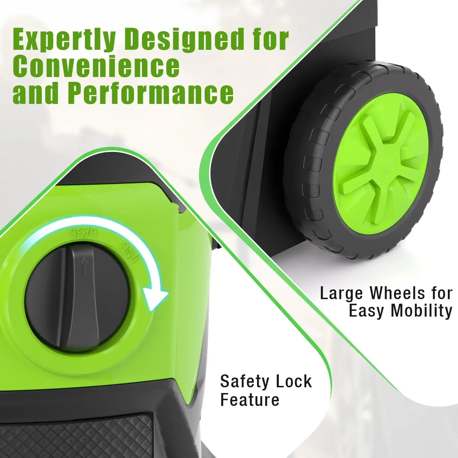 Electric Pressure Washer 2600 PSI 2.4 GPM with 4 Nozzles & Foam Cannon