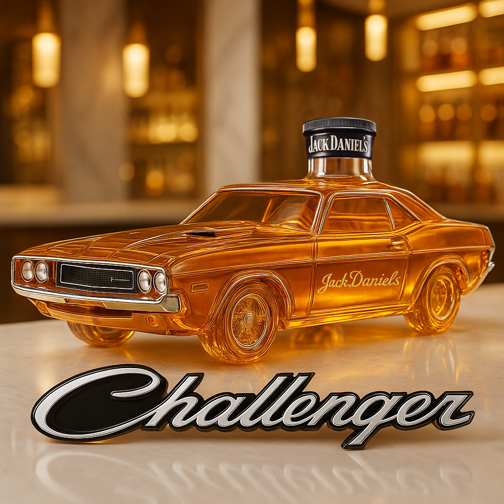 Dodge Challenger R/T 426 Whiskey Bottle
