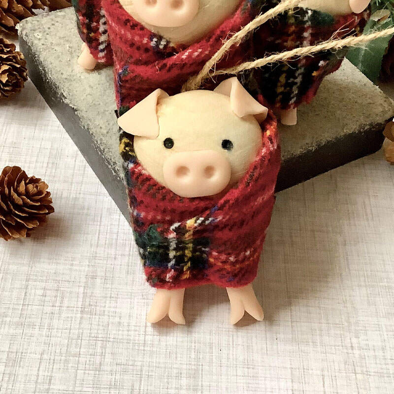 Pigs in Blankets Christmas Ornament