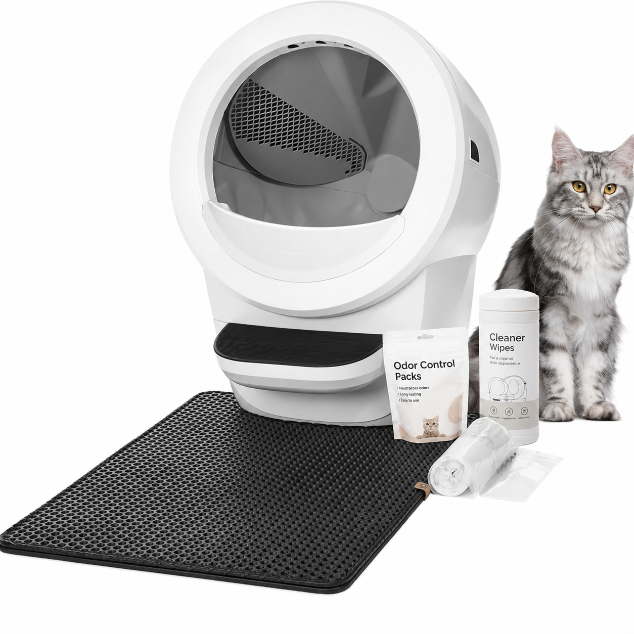 🔥Clearance Sale🔥Smart Self-Cleaning Cat Litter Box 4 – Automatic Cleaning & Odor Control for Cats