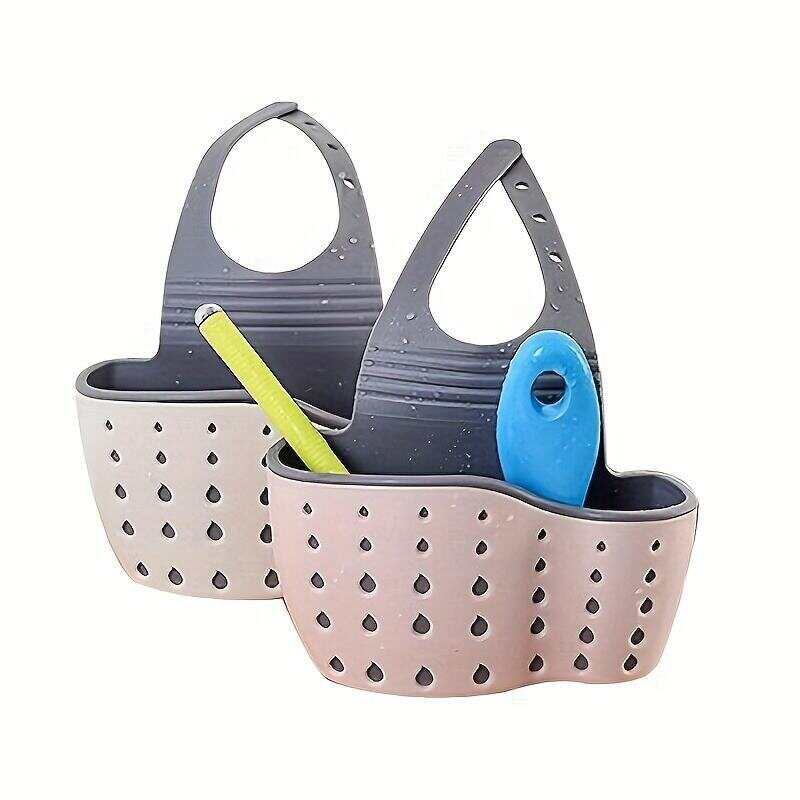 1pc Kitchen Sink Hanging Bag - Organize Your Drain, Faucet, and Dish Cloths with this Convenient Storage Solution