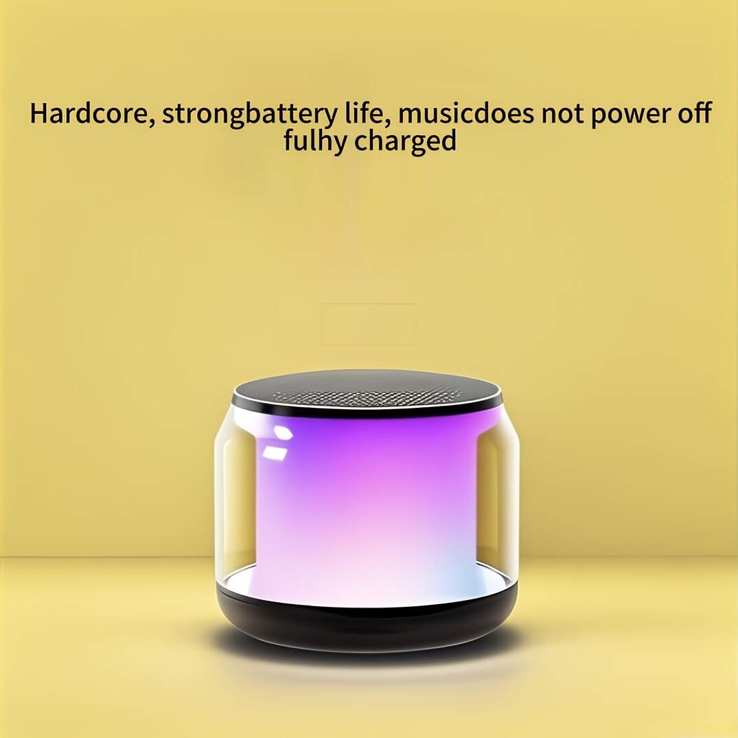 2025 Portable Outdoor Subwoofer Speaker with LED Flash Light - Wireless Wireless, Loud Bass, USB-C Rechargeable, 3-Level EQ for Camping, BBQs, Family Gatherings - Christmas/Birthday/4th of July Gift, Bbq Audio Enhancer, Sleek Glossy Finish, Durable Glossy