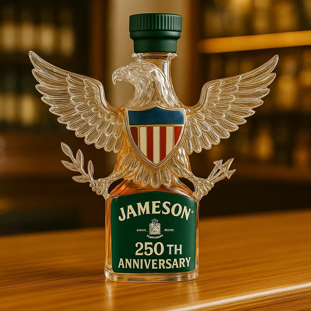 U.S.  ARMY 250th Anniversary Commemorative Whiskey Bottle