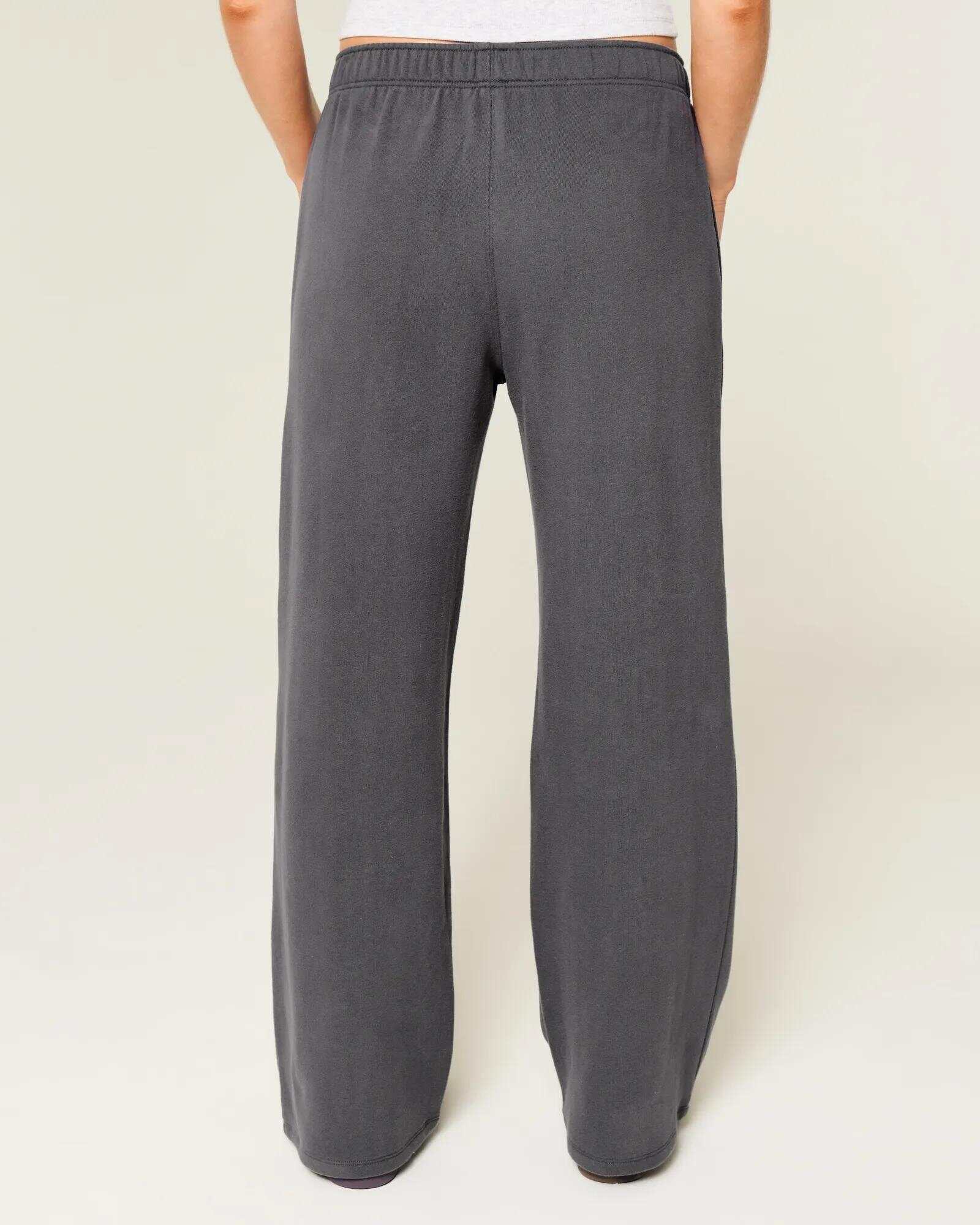 Wide-Leg Sweatpants