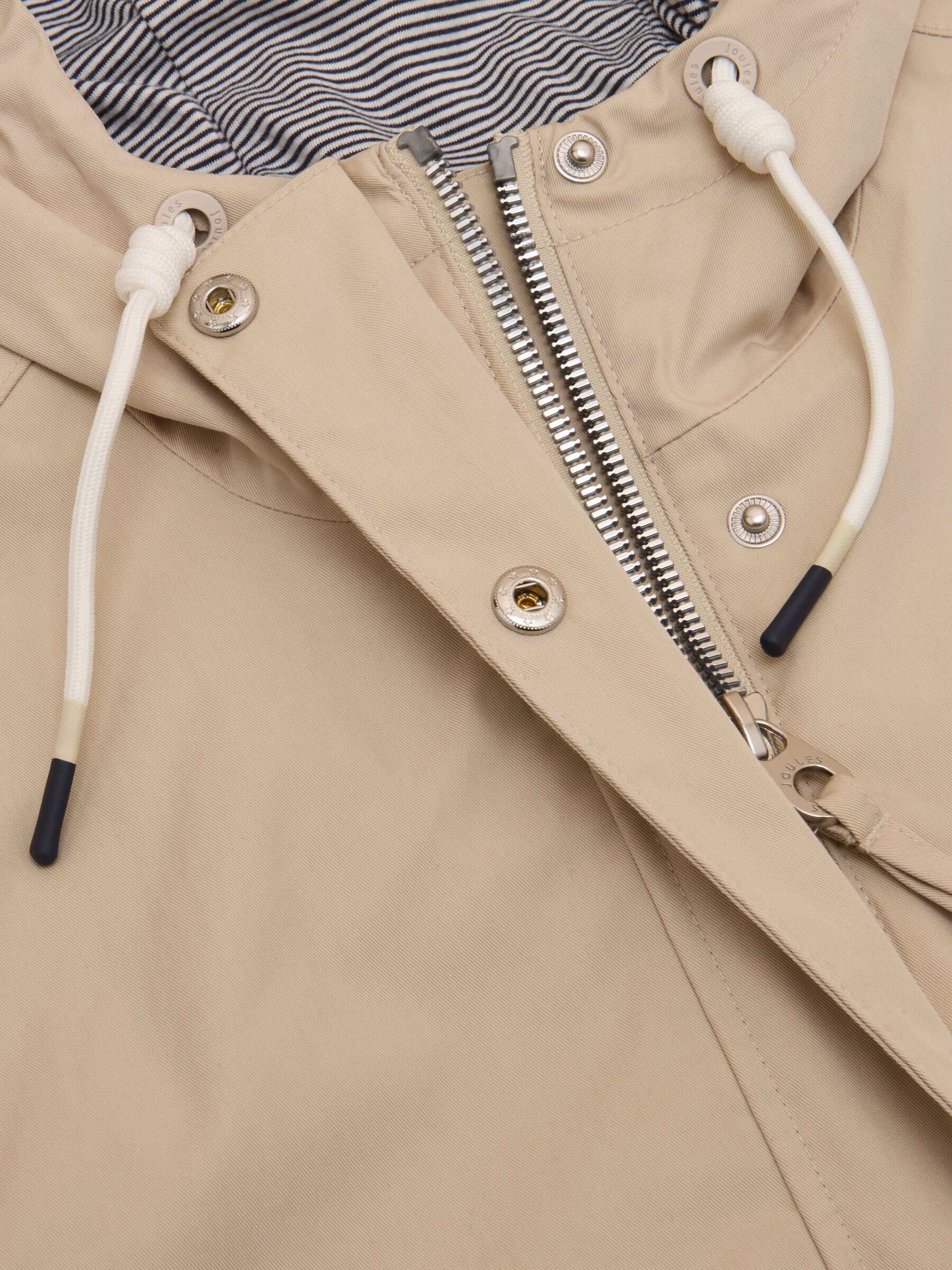 Waterproof Navy Raincoat with Hood