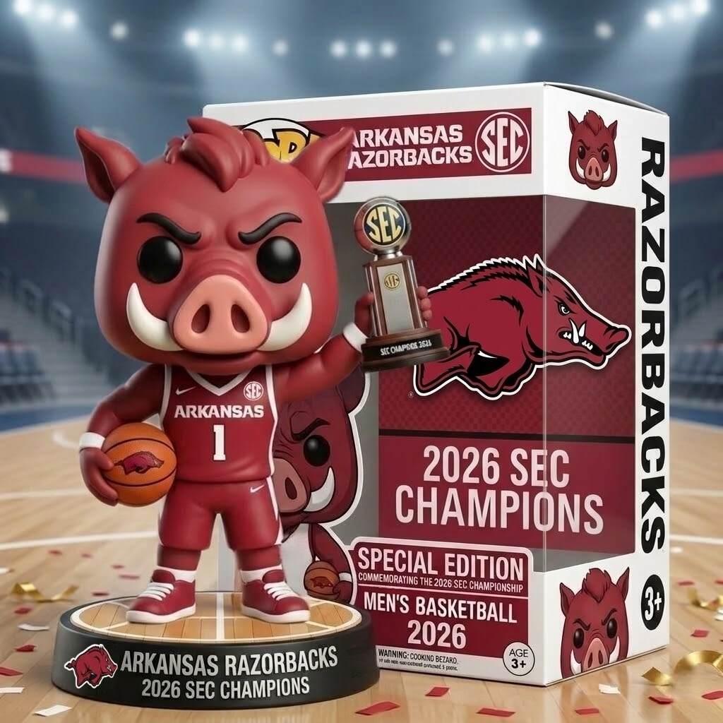 Arkansas Razorbacks 2026 SEC Champions Commemorative POP! Figure