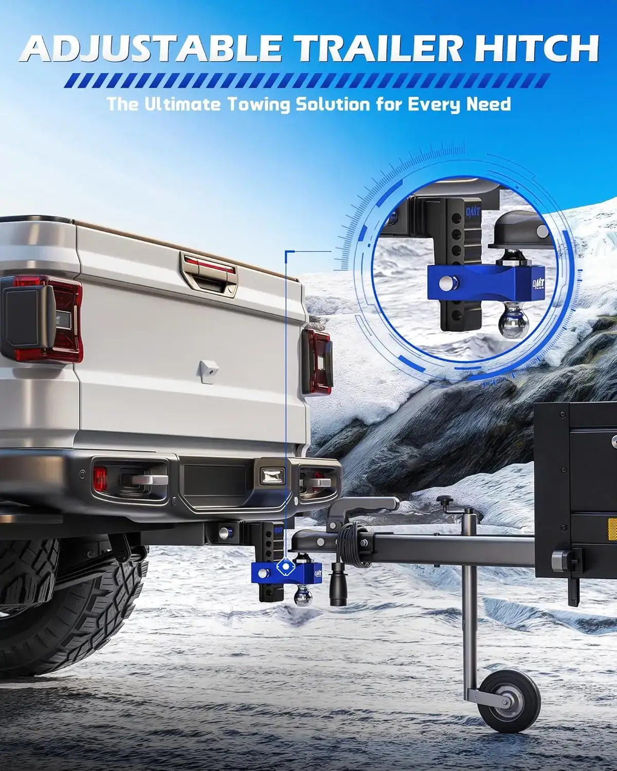 Tech Adjustable Heavy-Duty Trailer Hitch