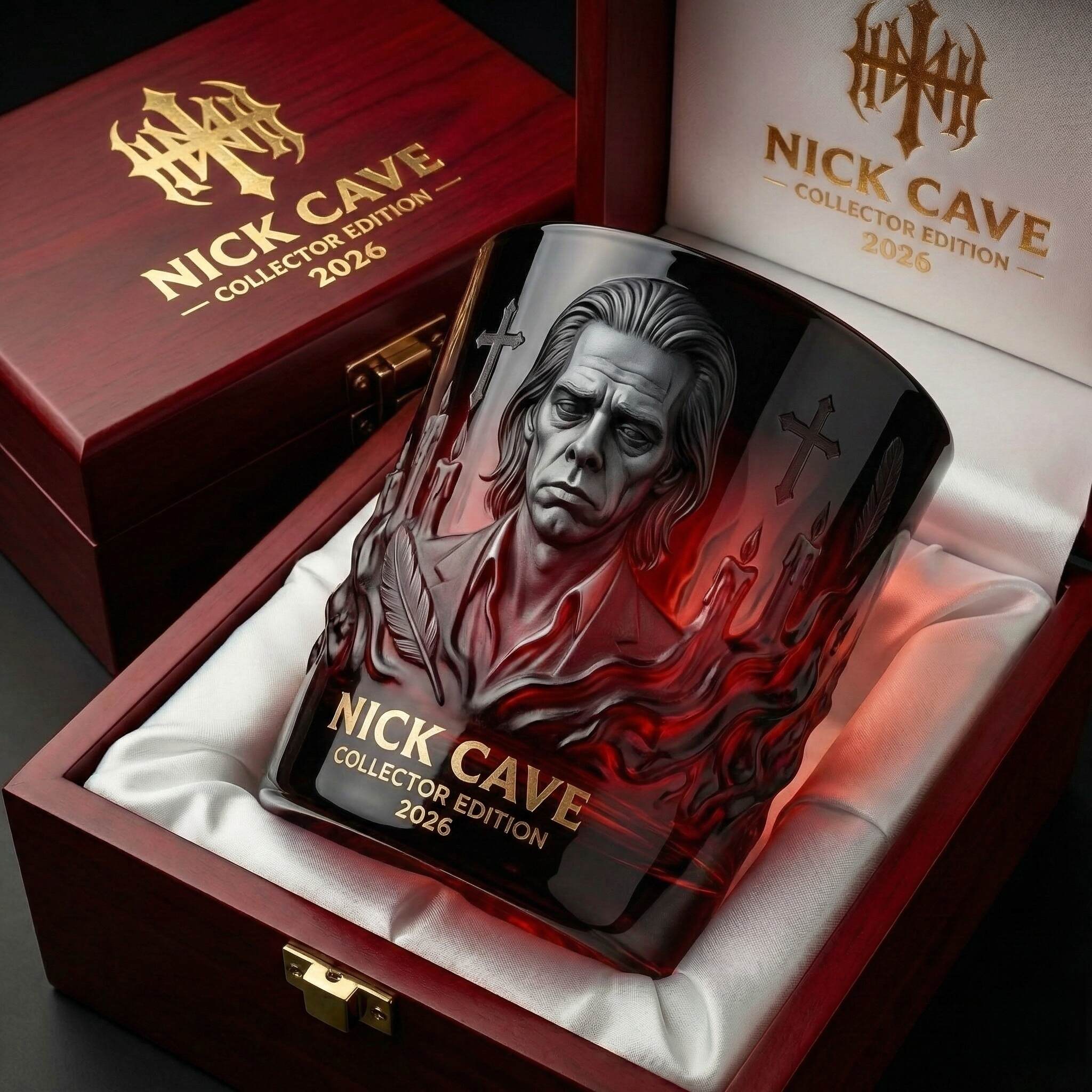 Nick Cave 50th Anniversary Collector Whiskey Glass