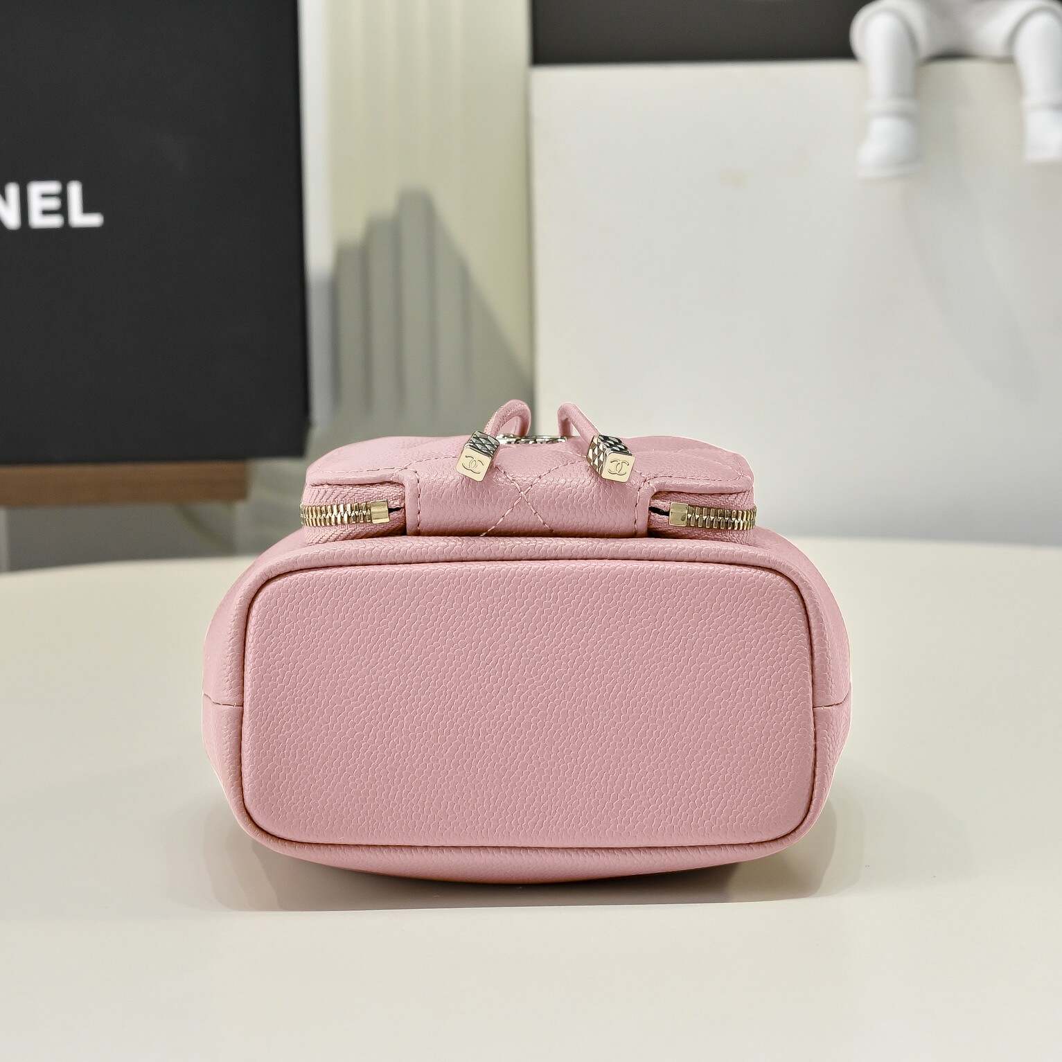 Chanel 25B Mini Chain Drawstring Bucket Bag