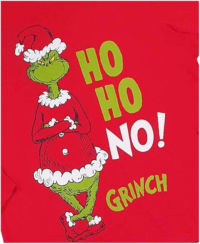 Dear Santa I can Explain! Grinch Christmas Print Family Pajama Set