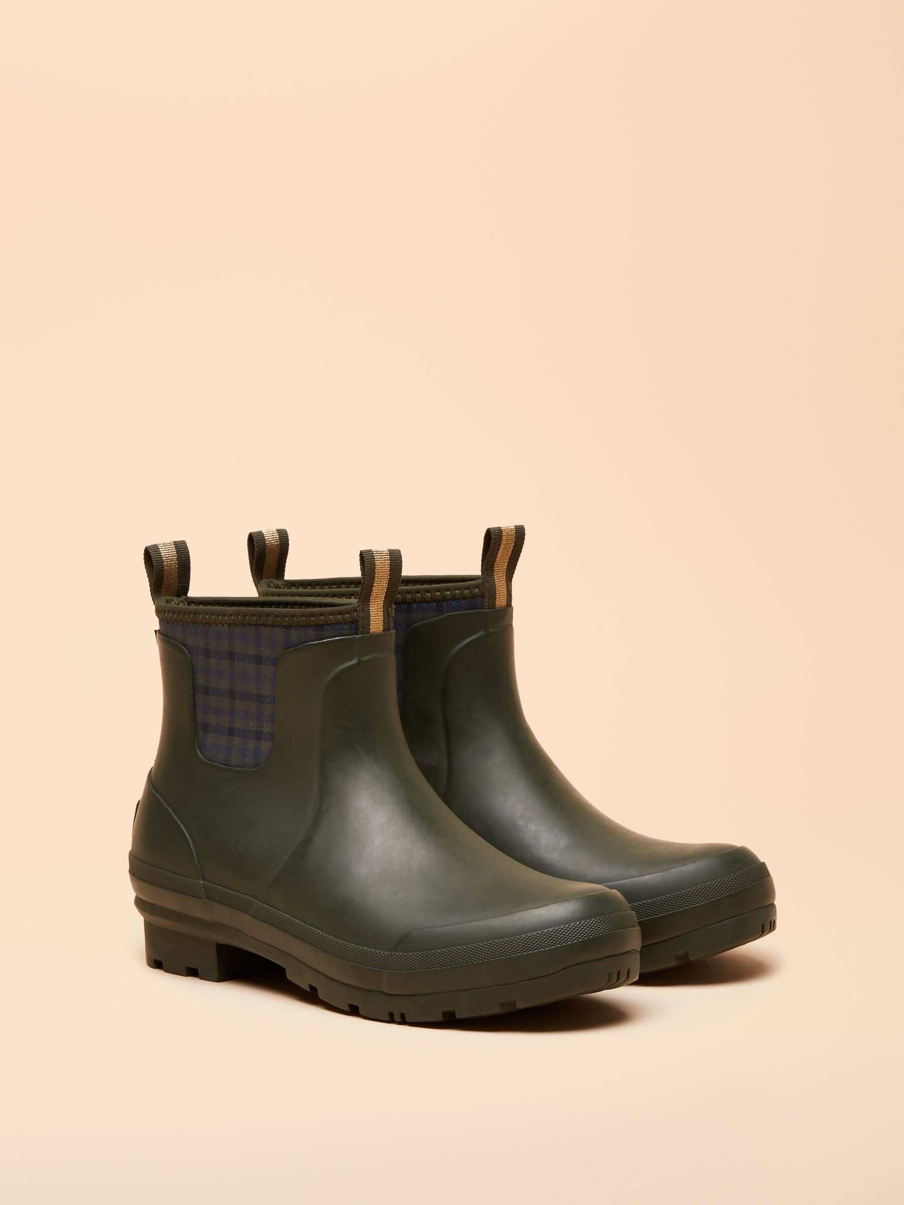 Foxton Green Neoprene Lined Ankle Wellies