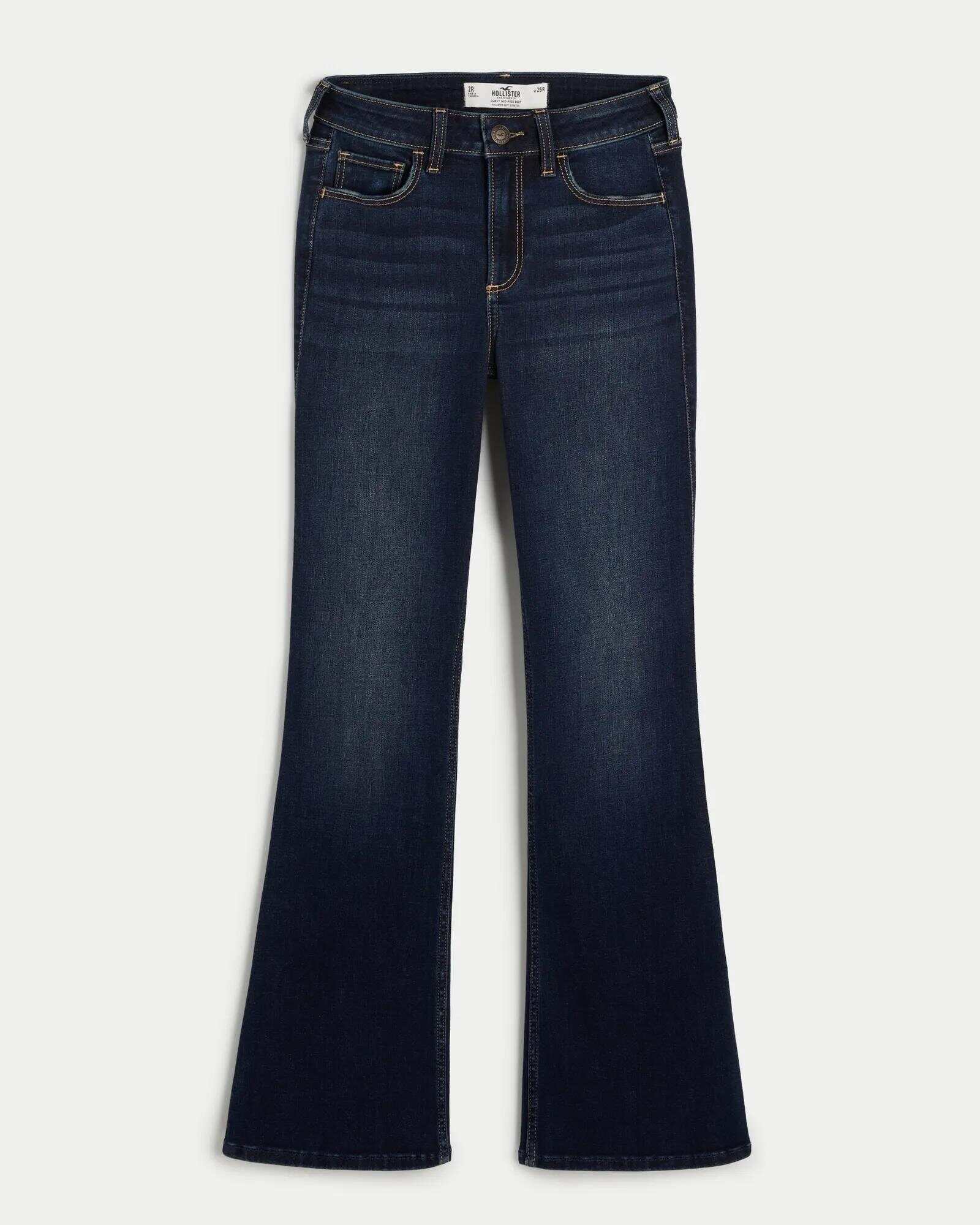 Curvy Mid-Rise Light Wash Boot Jeans