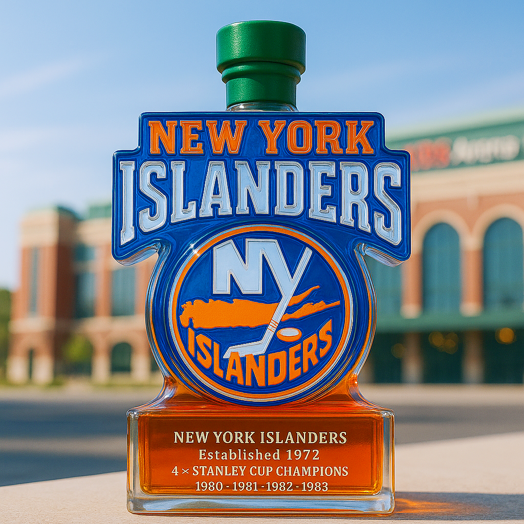 New York Islanders Honor Whiskey Bottle