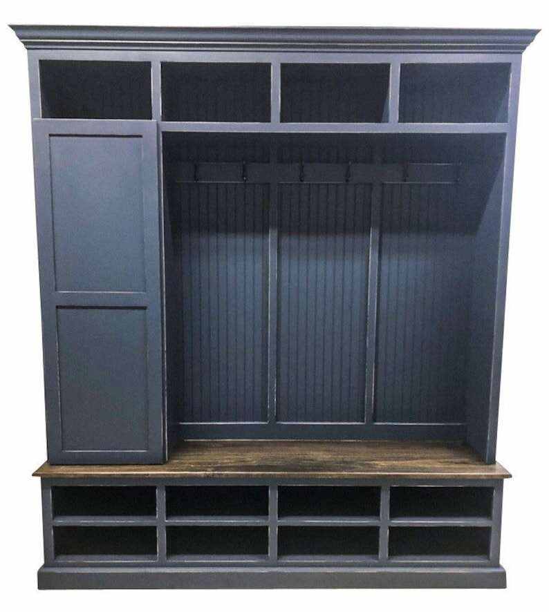 FORT MYERS 4 section hall tree with bench and coat rack