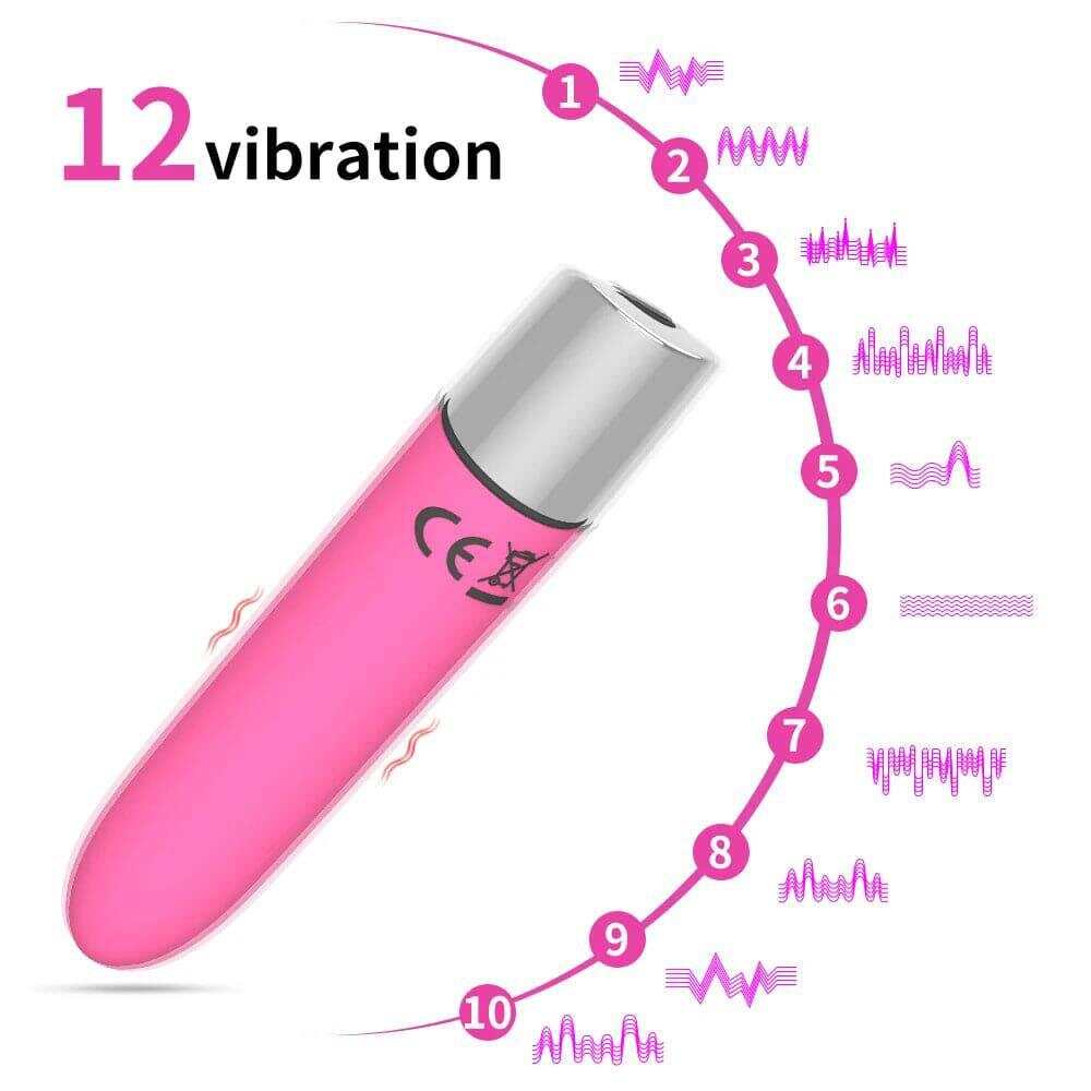 USB Charge Powerful Bullet Vibrator: Clitoral Stimulator for Women