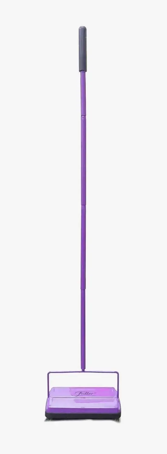 Fuller Brush 17027 Carpet & Floor Sweeper- Mini Stick Cleaner For Hardwood Surfaces, Wood Floors, Laminate, Tile- Small & Portable For The Home Or Office - Cleans Dust Pet Hair- Electrostatic & Silent