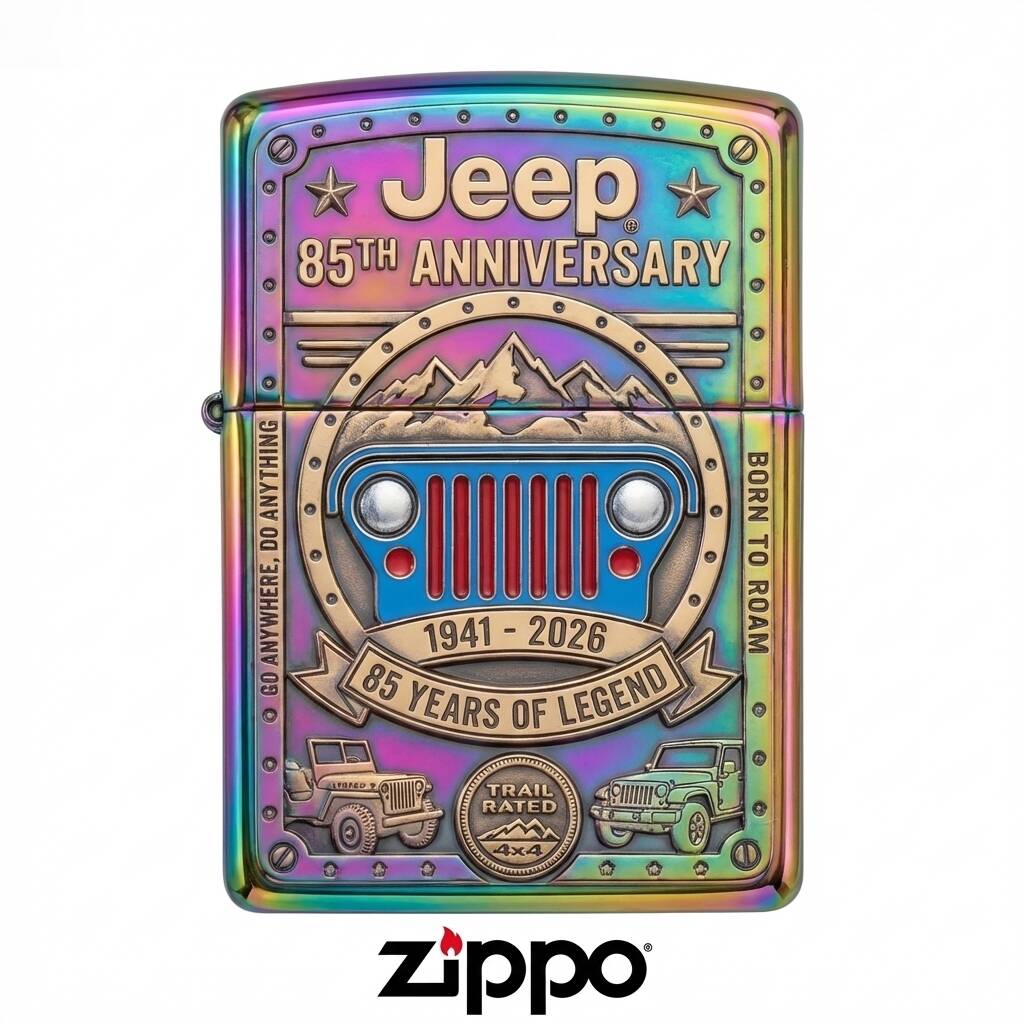 Jeep 85th Anniversary Commemorative Zippo Lighter