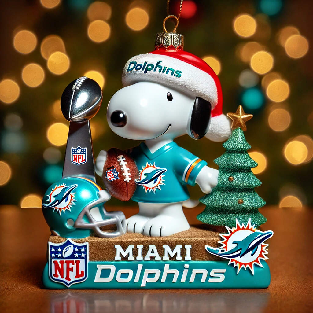 Football Team Christmas Ornaments