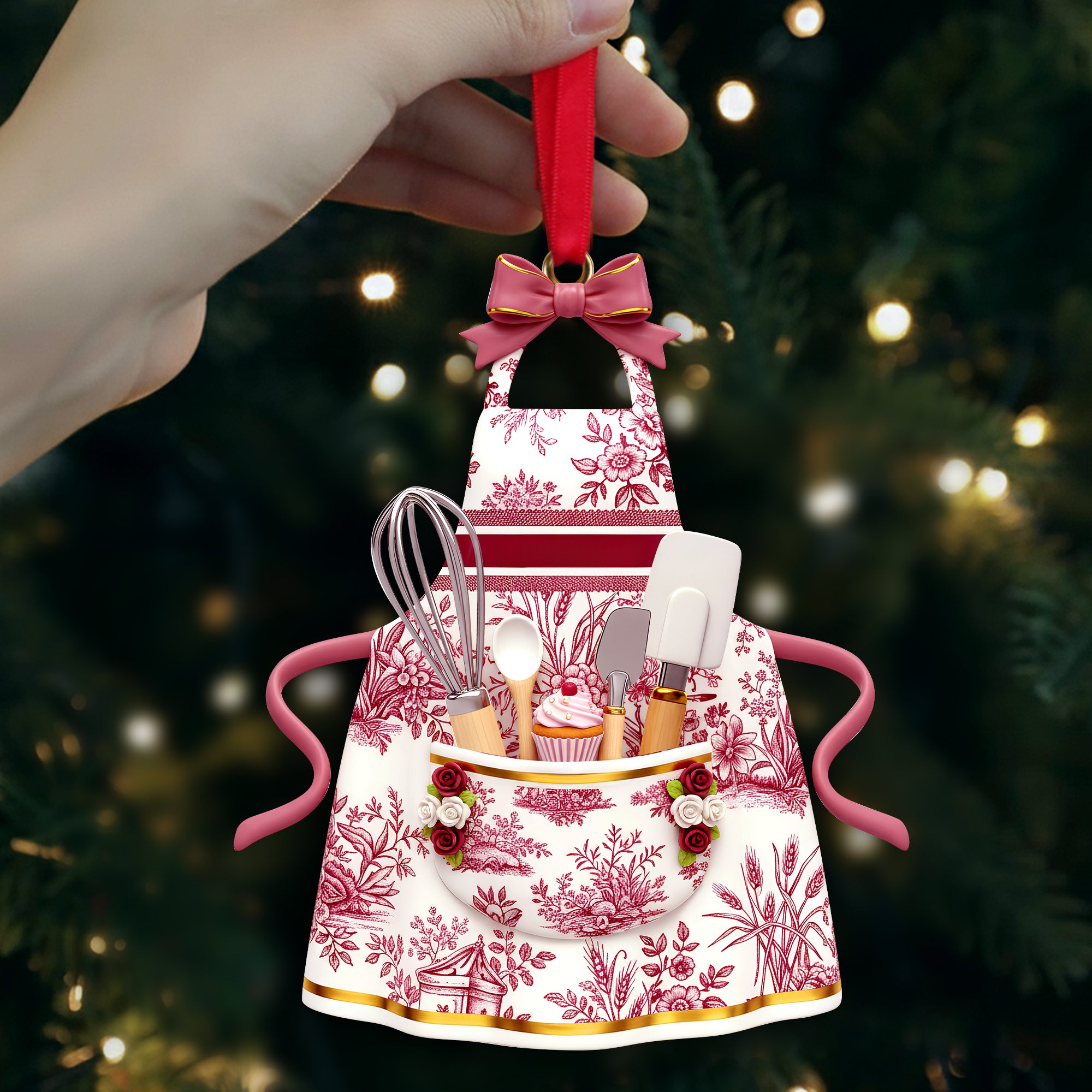 Christmas Baking Apron Ornament