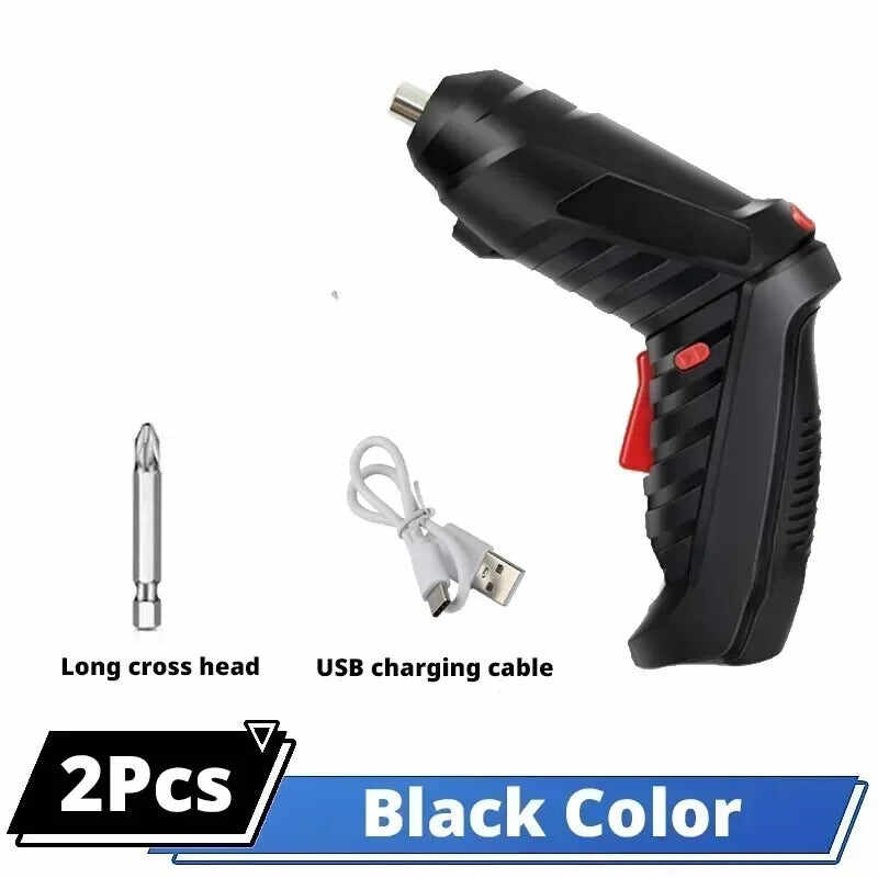 Cordless Electric Screwdriver Set 3.6V - 47-in-1 Power Tool Kit