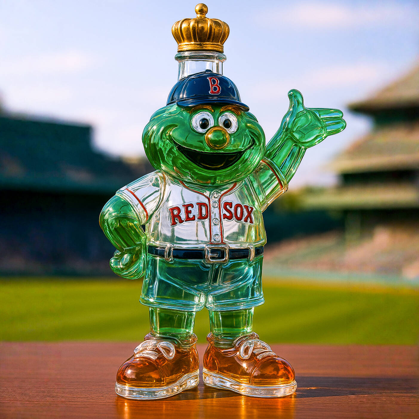 Red Sox Wally Whiskey Bottle