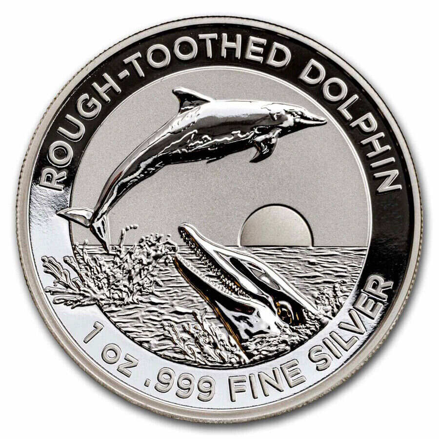 2023 AUS 1 oz Silver Dolphin High Relief Proof (w/Box & COA) - SKU#278910