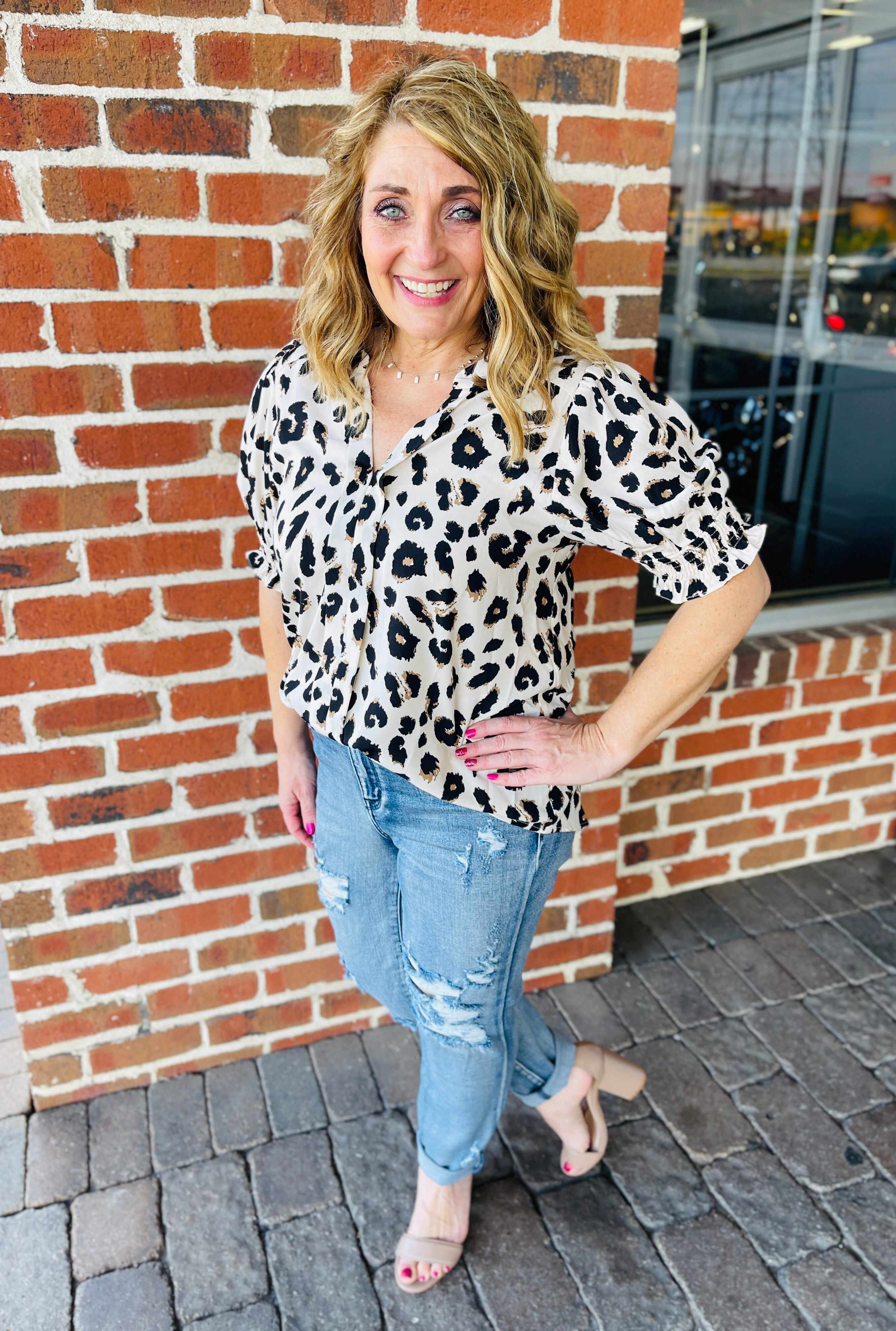 Plus/Reg Grainy Goddess Boyfriend Jeans