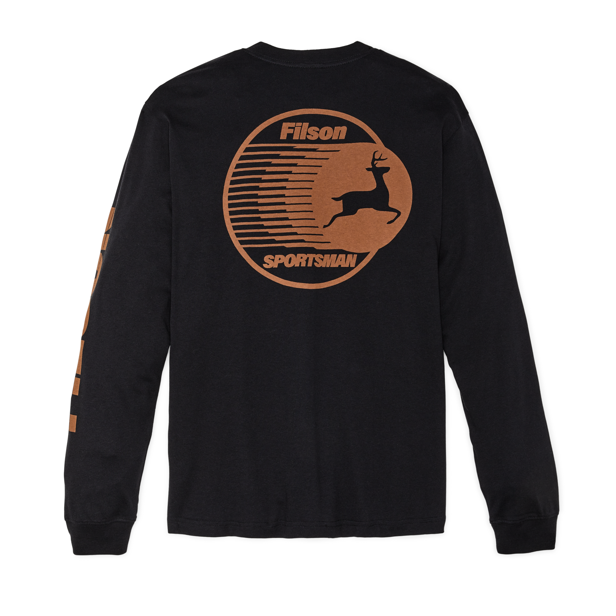 Long Sleeve Frontier Graphic T-shirt - Black / Sportsman