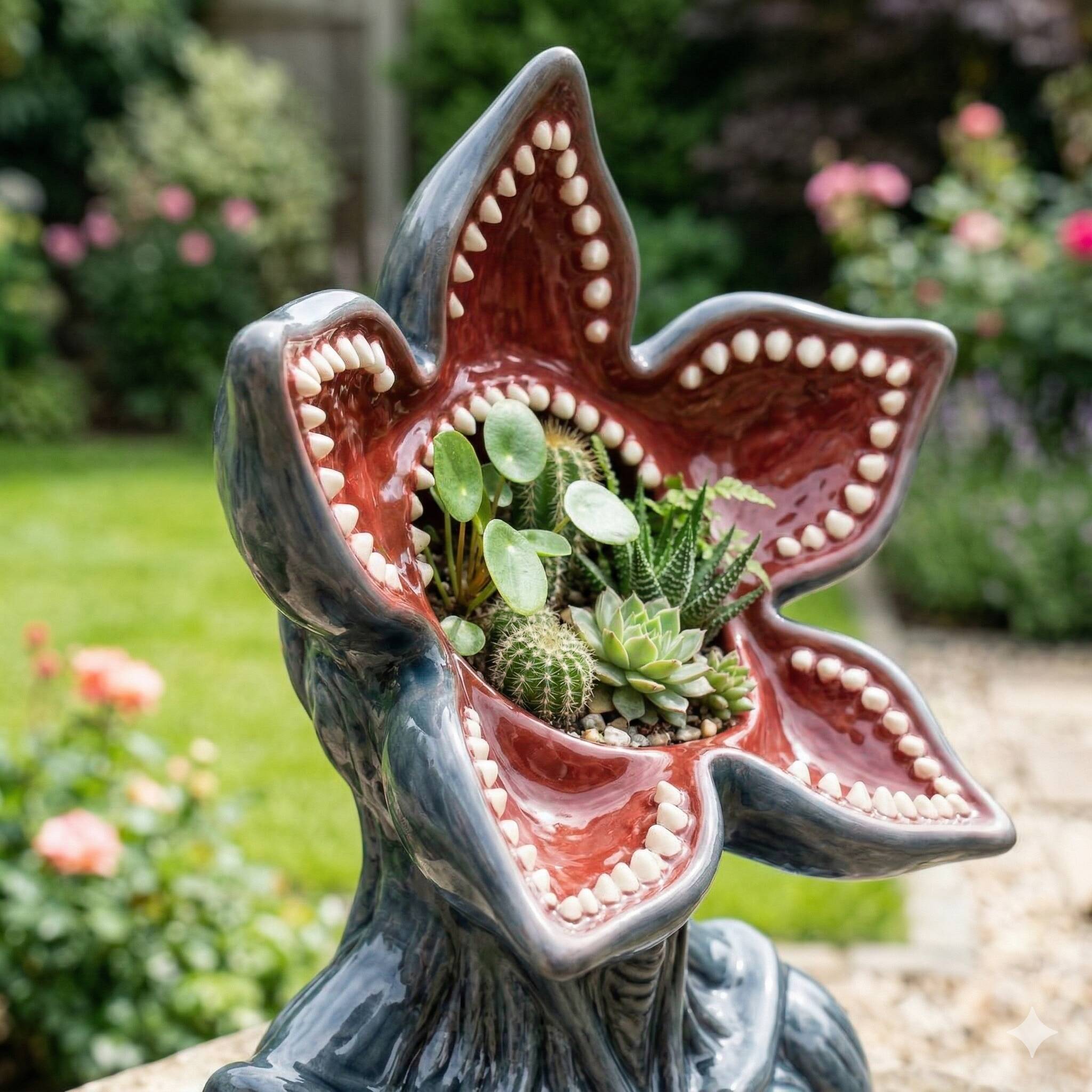Stranger Things Demogorgon Planter