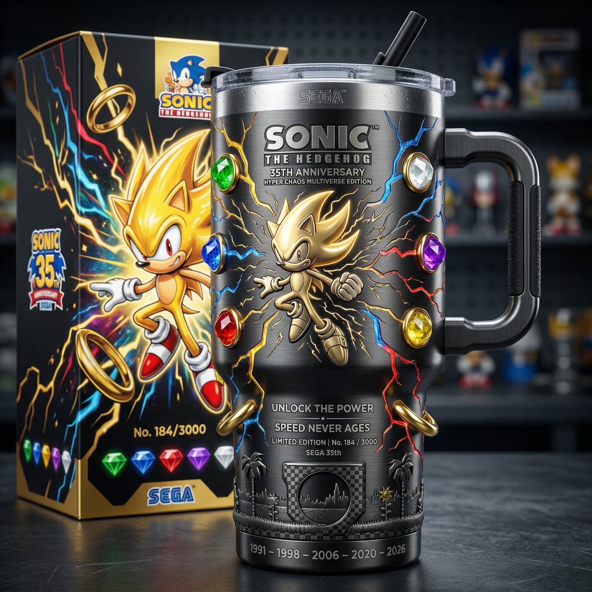 Sonic 35th Anniversary Collector Tumbler