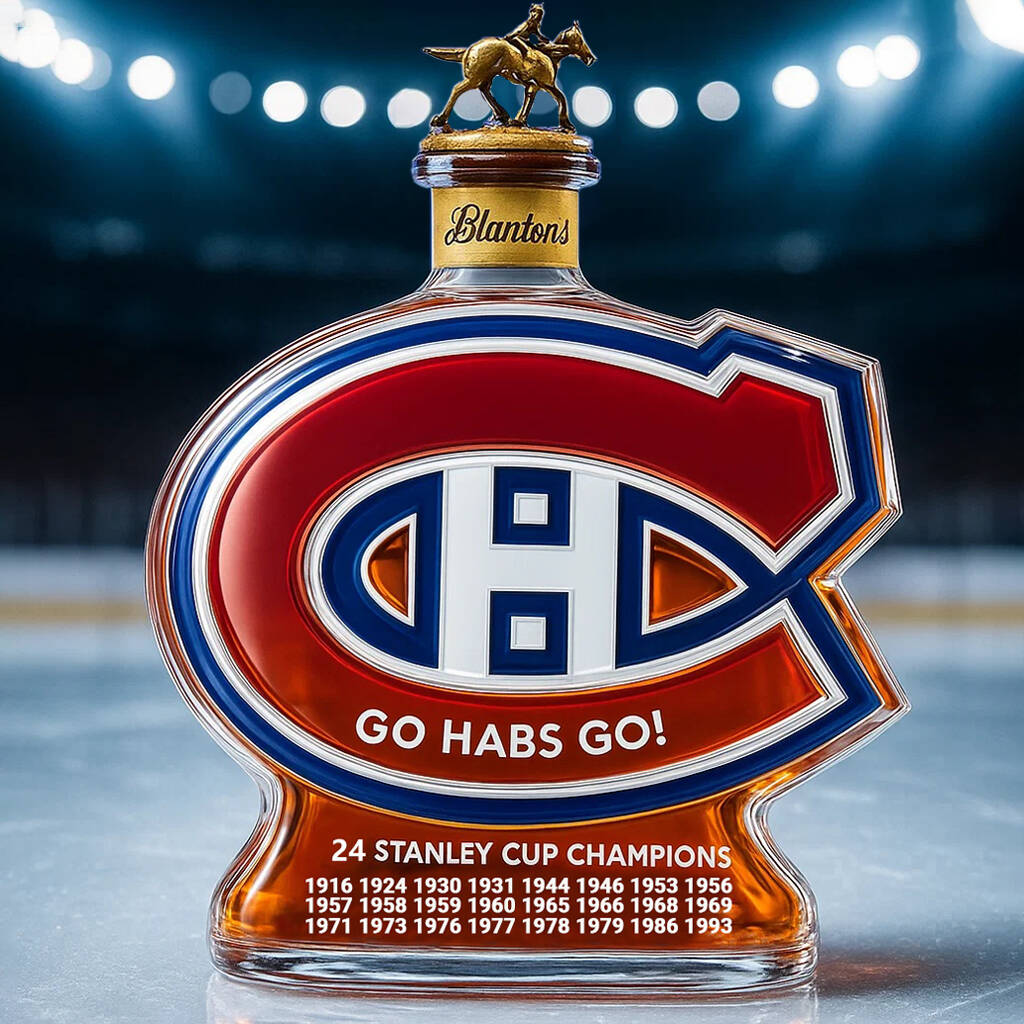 Montreal Canadiens Honor Whisky Bottle