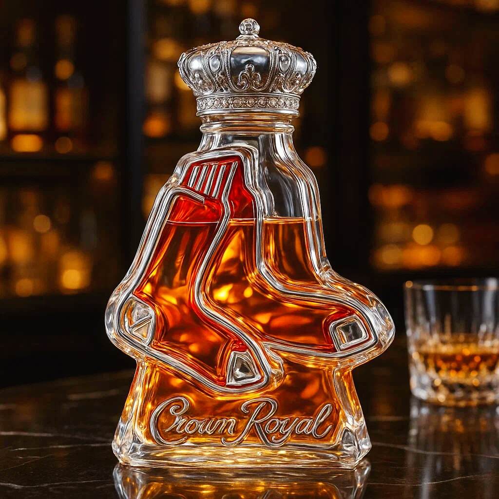 Boston Red Sox Whiskey Bottle