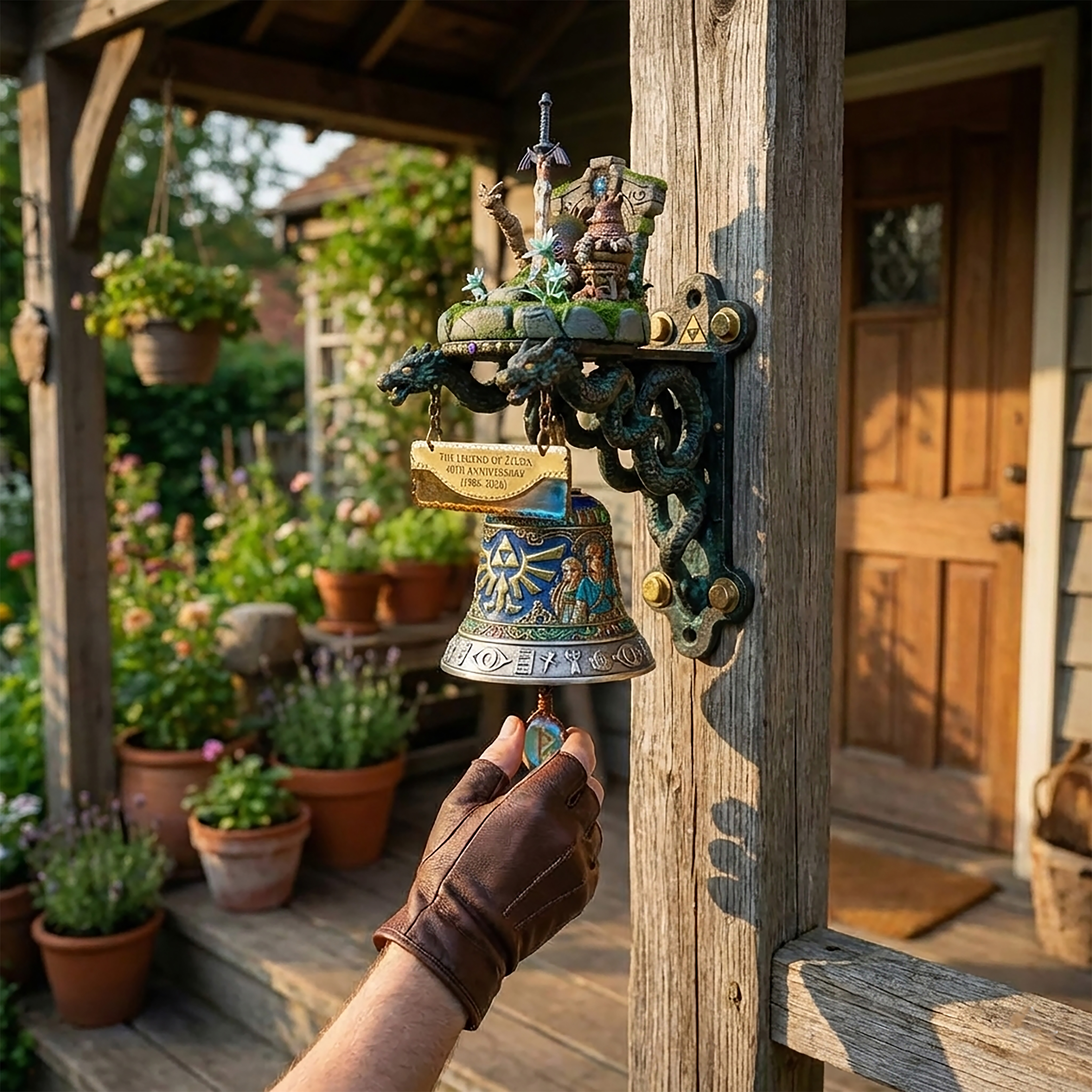 🗡️ The Legend of Zelda 40th Anniversary Wall Bell