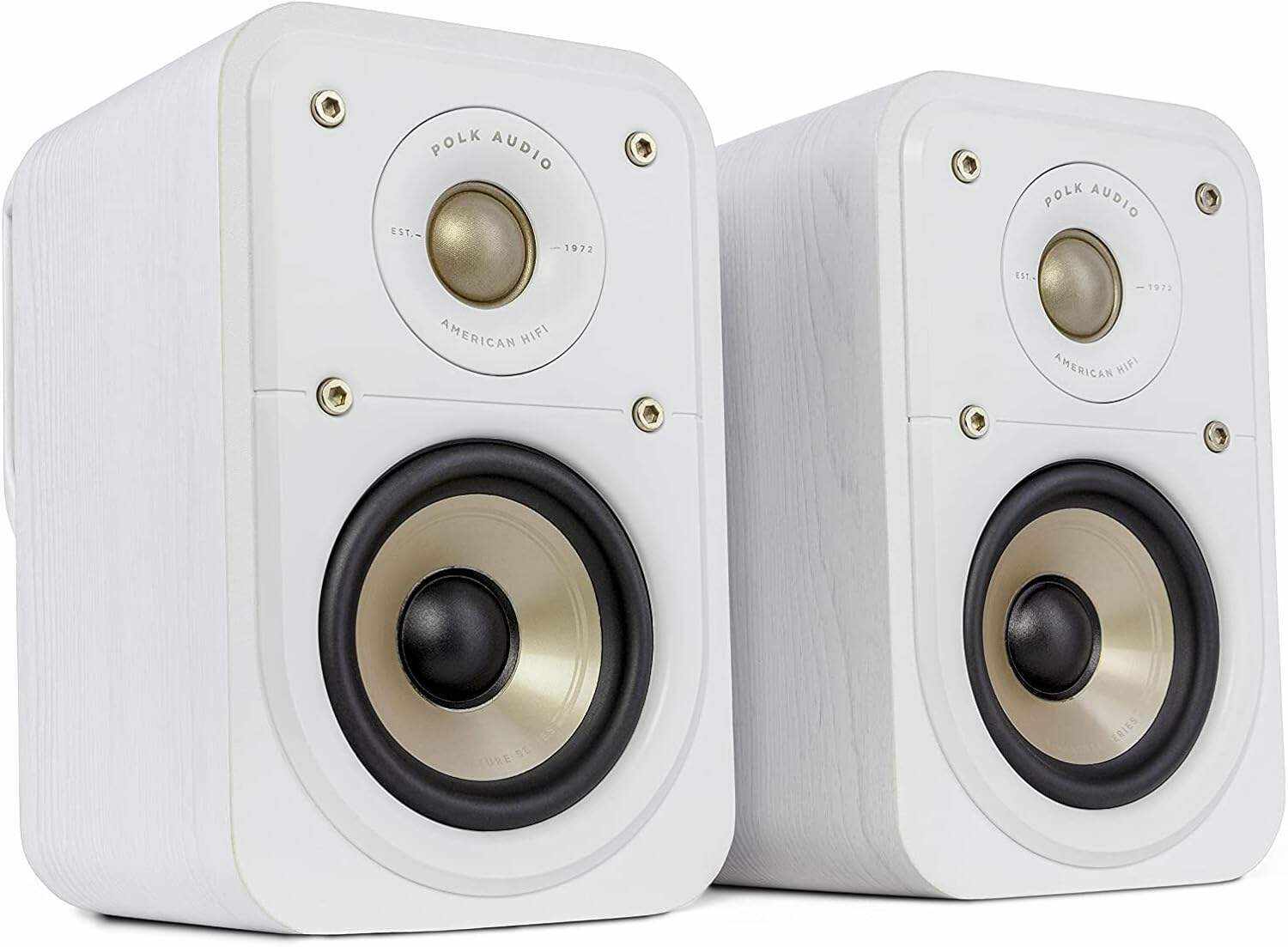 Polk Audio Signature Elite ES20 Bookshelf Speaker - Hi-Res Audio Certified,Dolby Atmos & DTS:X Compatible, 1