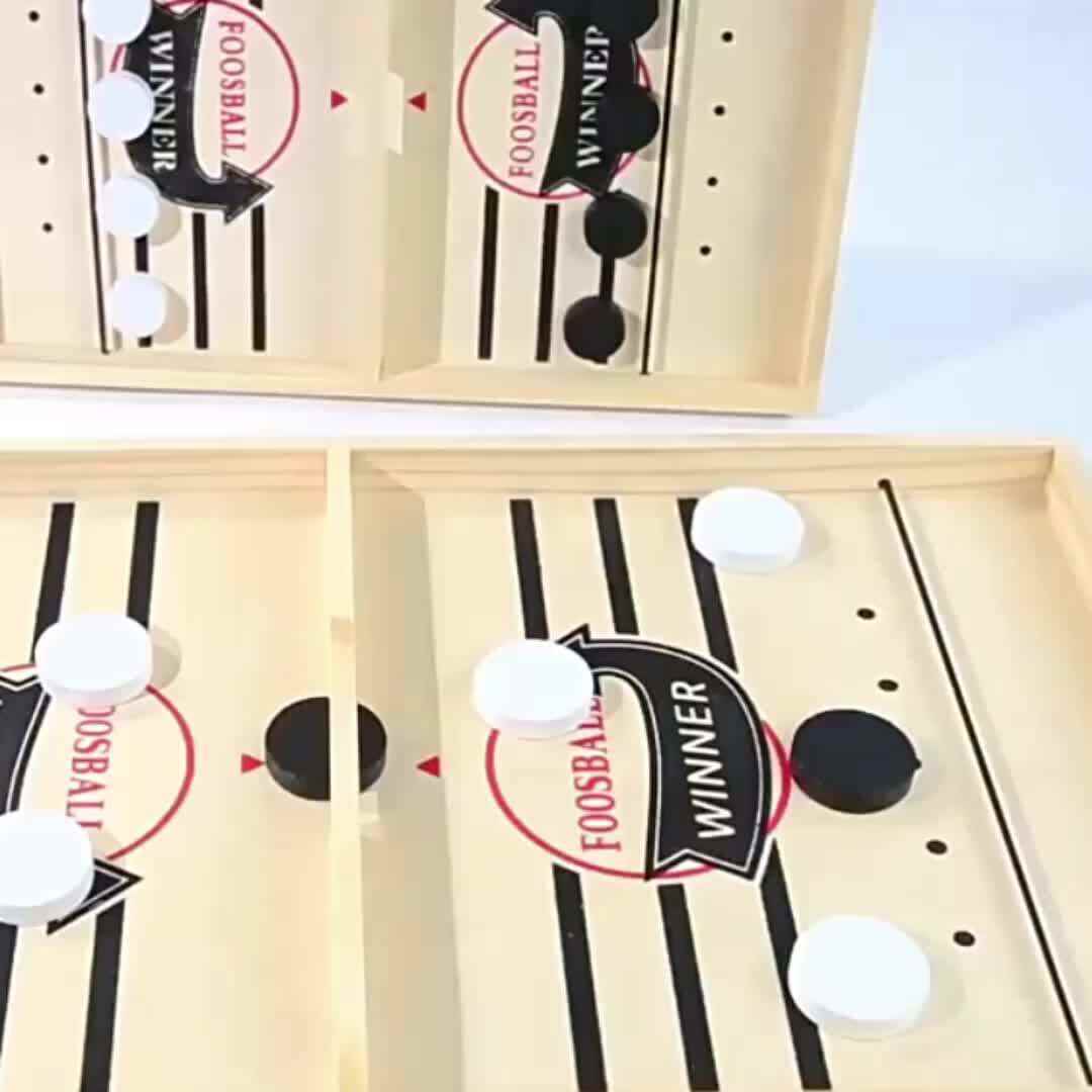 Slingshot Board Games For Adult And Kids Super Winner Sling Puck Foosball Board Game Slingshot Table Hockey Party Game Bouncing Chess Hockey Game Christmas, Halloween, Thanksgiving gift