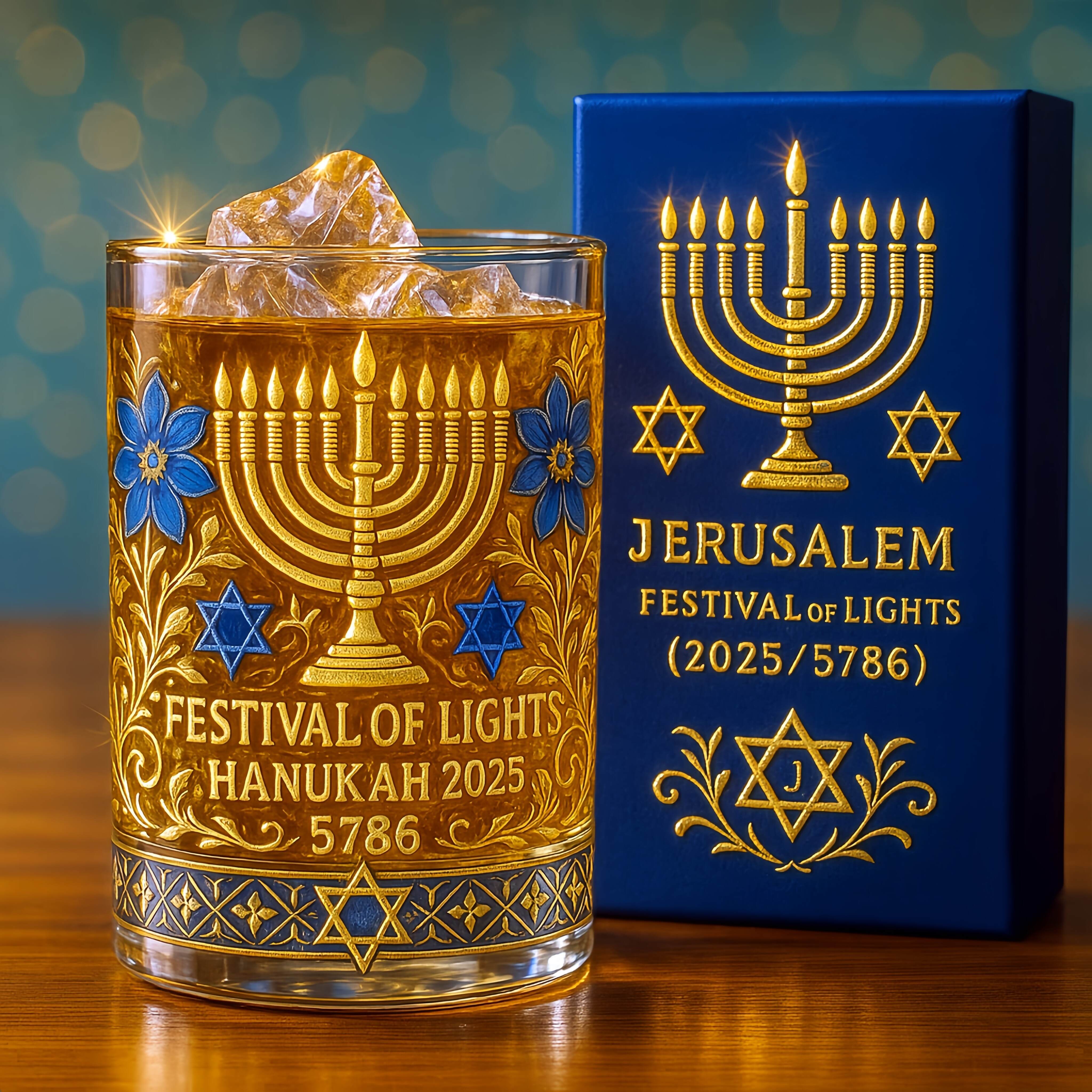Jerusalem Festival of Lights Collector’s Glass