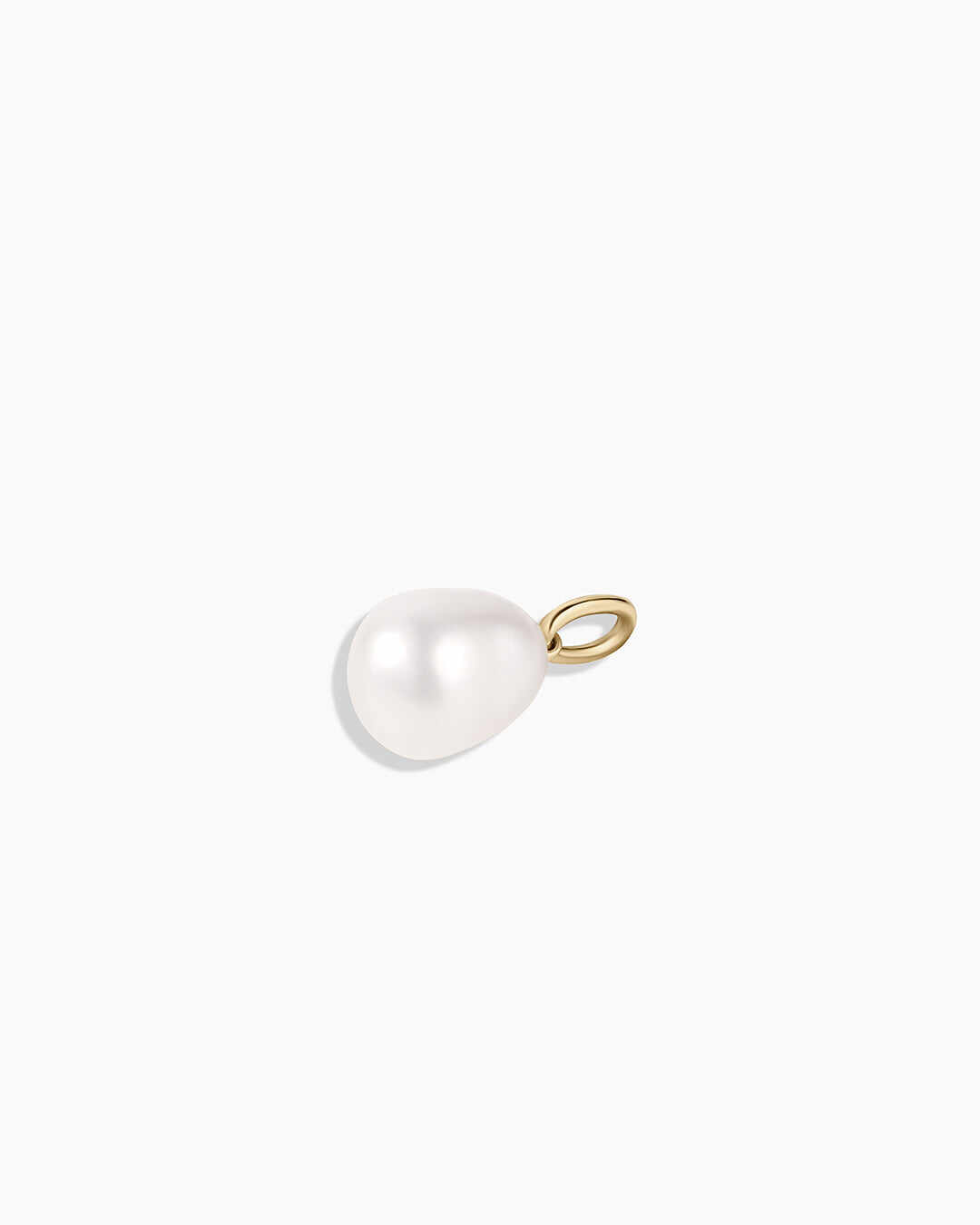 14k Gold Pearl Charm