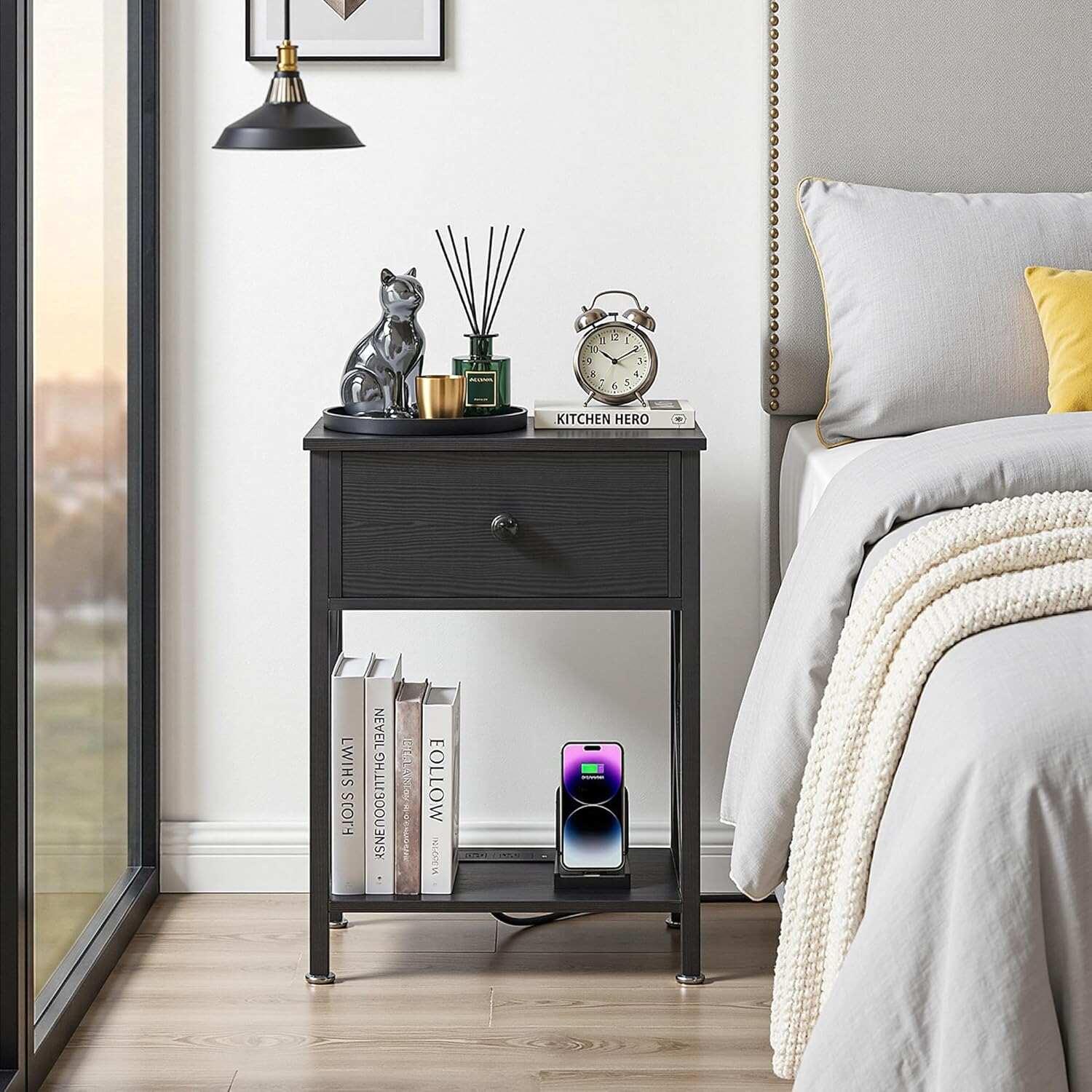 VECELO Nightstand Set of 2