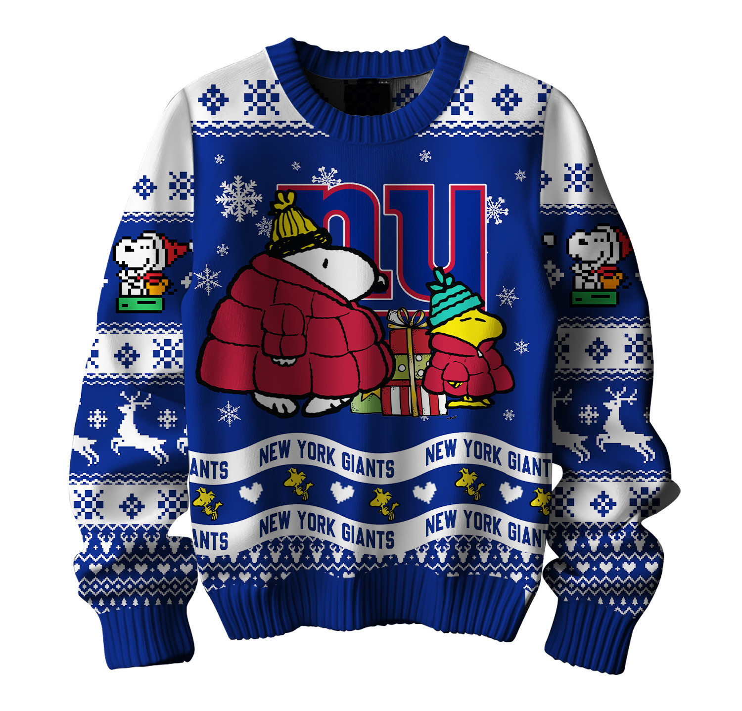 New York Giants | Premium NFL Peanuts Snoopy Ugly Sweater MM