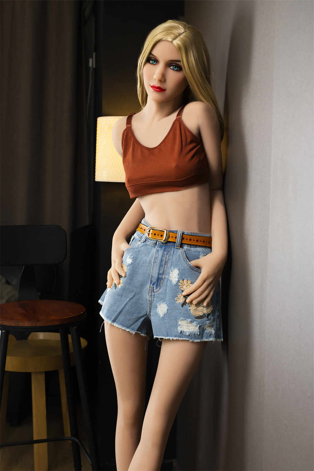 6YE Chipo 5ft45 / 166cm #16 Head TPE Adult Slim Blonde Sex Doll