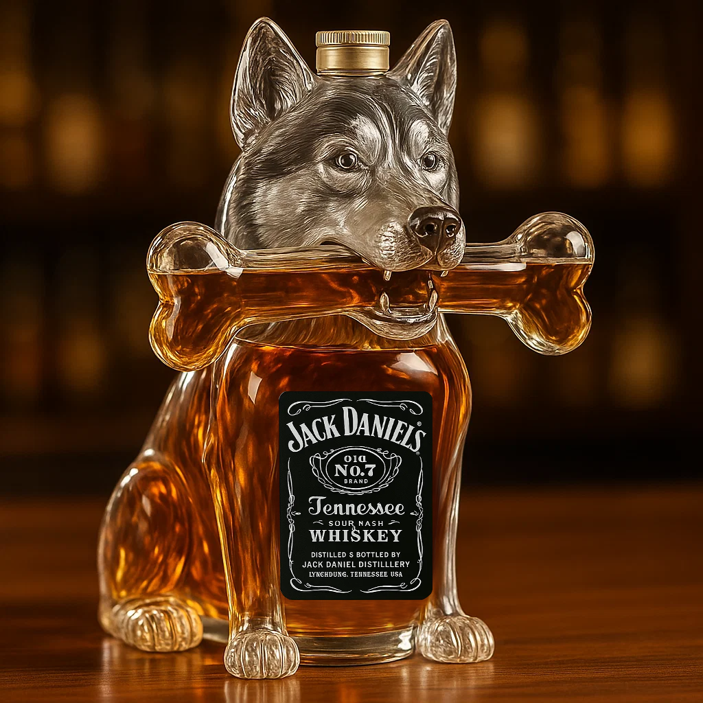 Husky Whiskey Bottle
