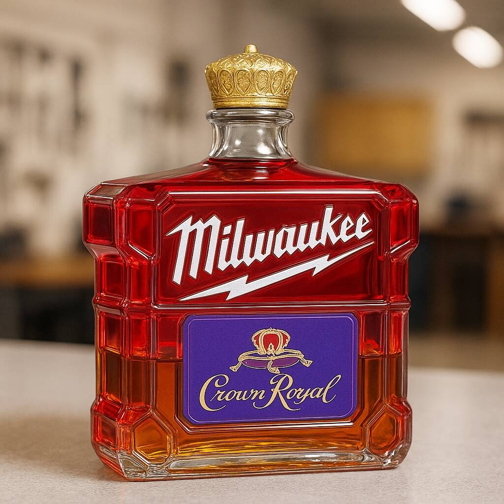 Milwaukee toolbox whiskey bottle
