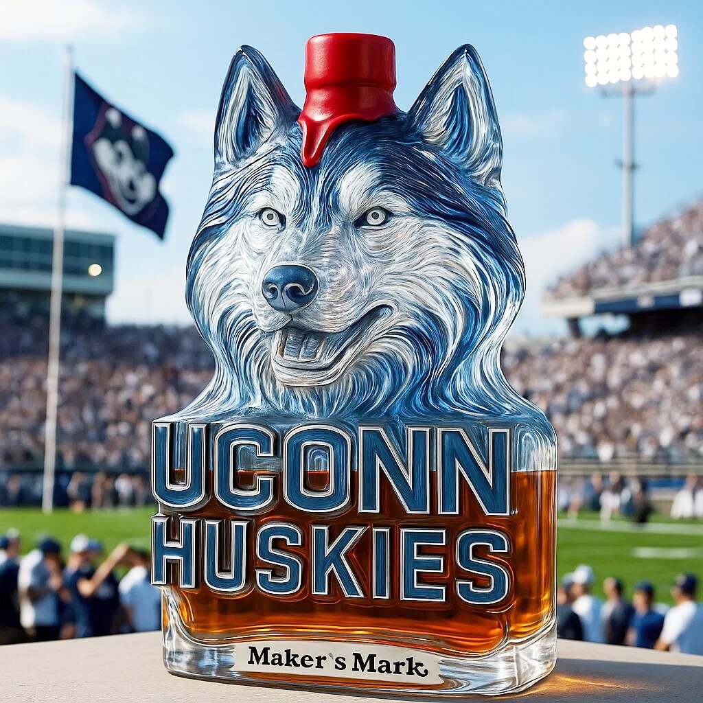 UConn Huskies Limited edition Whiskey bottle